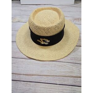 Logofit Mizzou Tigers Paper Straw Golf  Fedora Style Sun Hat One Size SEC